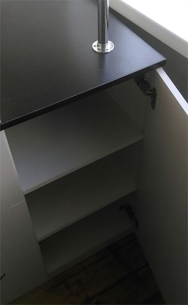 Шкаф с 3-мя выдвижными ящиками вид 3
